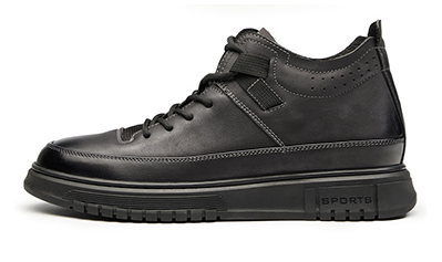 GIRAFFE x GOG Height Increasing Shoes Leather Casual Shoes Lace-up 6.5