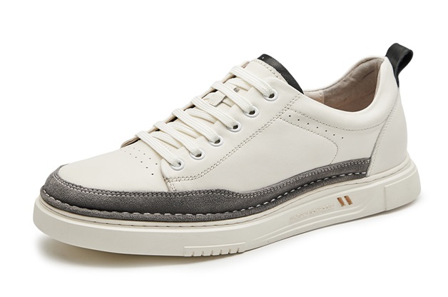 GIRAFFE x GOG Height Increasing Shoes Leather Casual Shoes Lace-up 6.5