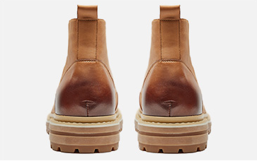 GIRAFFE x GOG Height Increasing Shoes Calf Leather Boots Shoes Lace-up 7cm