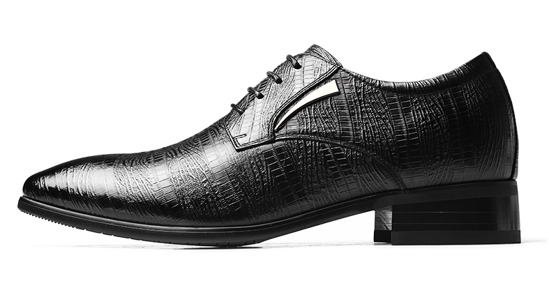 GIRAFFE x GOG Height Increasing Shoes Formal Dress Wedding Oxfords Lace-up 7cm