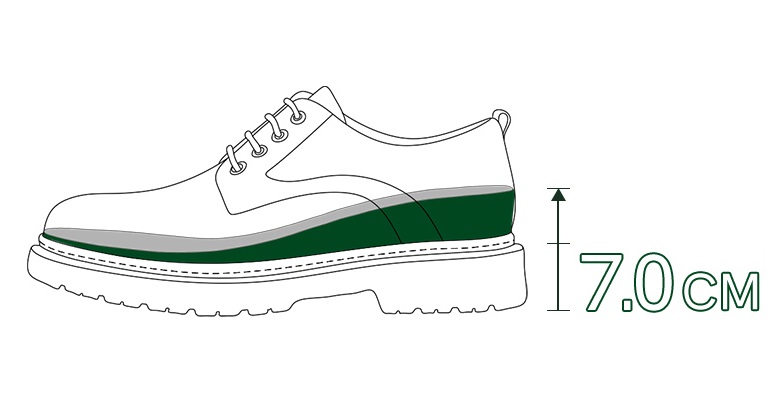 GIRAFFE x GOG Height Increasing Shoes Formal Dress Wedding Oxfords Lac