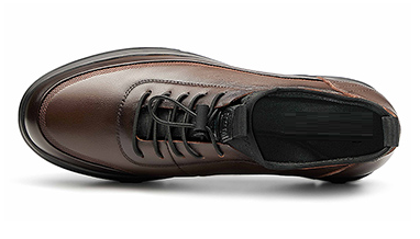 GIRAFFE x GOG Height Increasing Shoes Leather Casual Shoes Lace-up 6.5