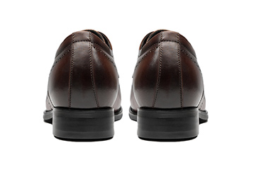 GIRAFFE x GOG Height Increasing Shoes Formal Dress Wedding Hand Made Brogue Berby Calf Leather Shoes Lace-up 7cm