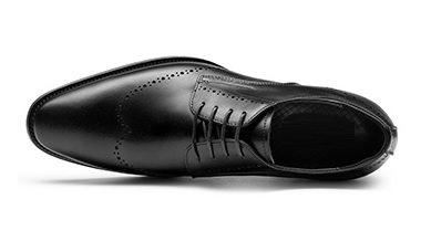 GIRAFFE x GOG Height Increasing Shoes Formal Dress Wedding Hand Made Brogue Berby Calf Leather Shoes Lace-up 7cm