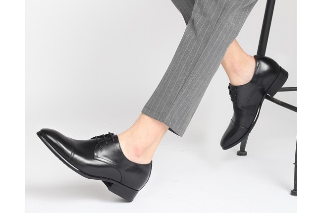 GIRAFFE x GOG Height Increasing Shoes Formal Dress Wedding Oxfords Lace-up 7cm