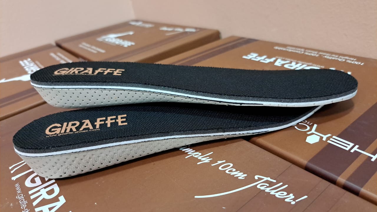 GIRAFFE Height Increasing Insoles (Full) - 2cm or 3cm