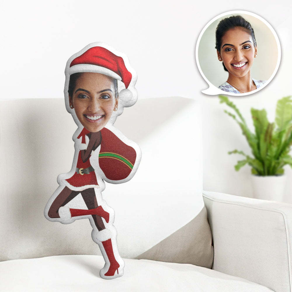 Chrismas Gift Custom My Face Pillow Funny Minime Throw Pillow Personalized Chrismas Girl Throw Pillow - soufeelmy