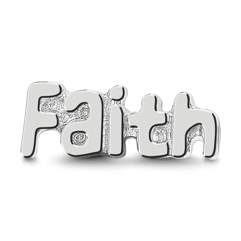 Engraving Faith Locket Charm - soufeelmy