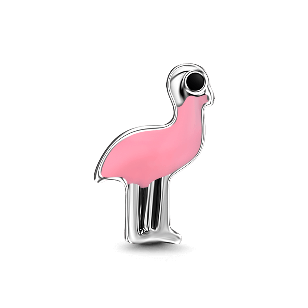 Pink Flamingo Locket Charm - soufeelmy