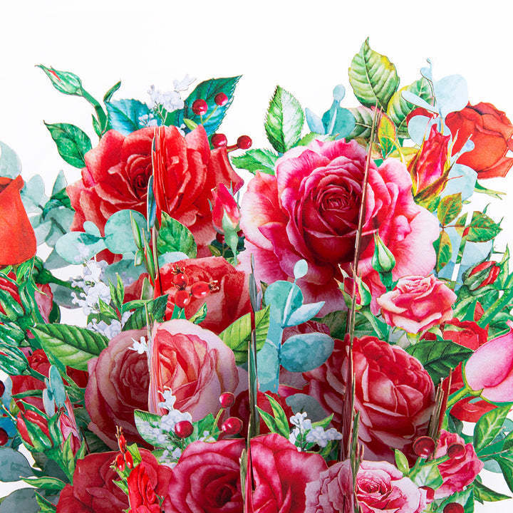 I Love U Rose Pop up Flower Box for Mother's Day - 