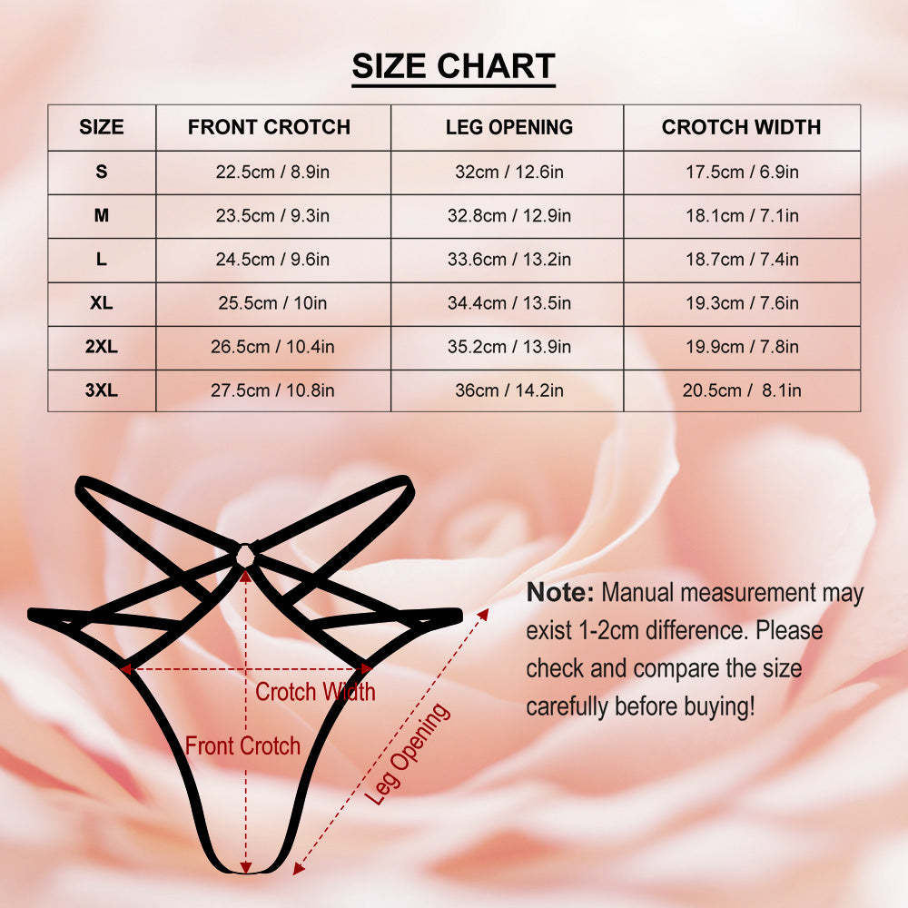Custom Face Thong Personalized Belongs To Me Women's Funny Sexy Thongs - soufeelmy