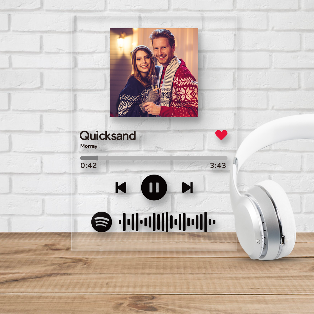 Spotify Custom Photo Scannable Music Glass - soufeel