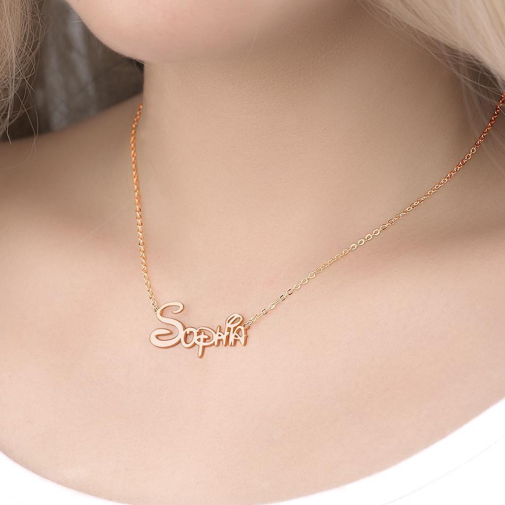 Name Necklace, Custom Name Necklace Name Gift, Best Gift