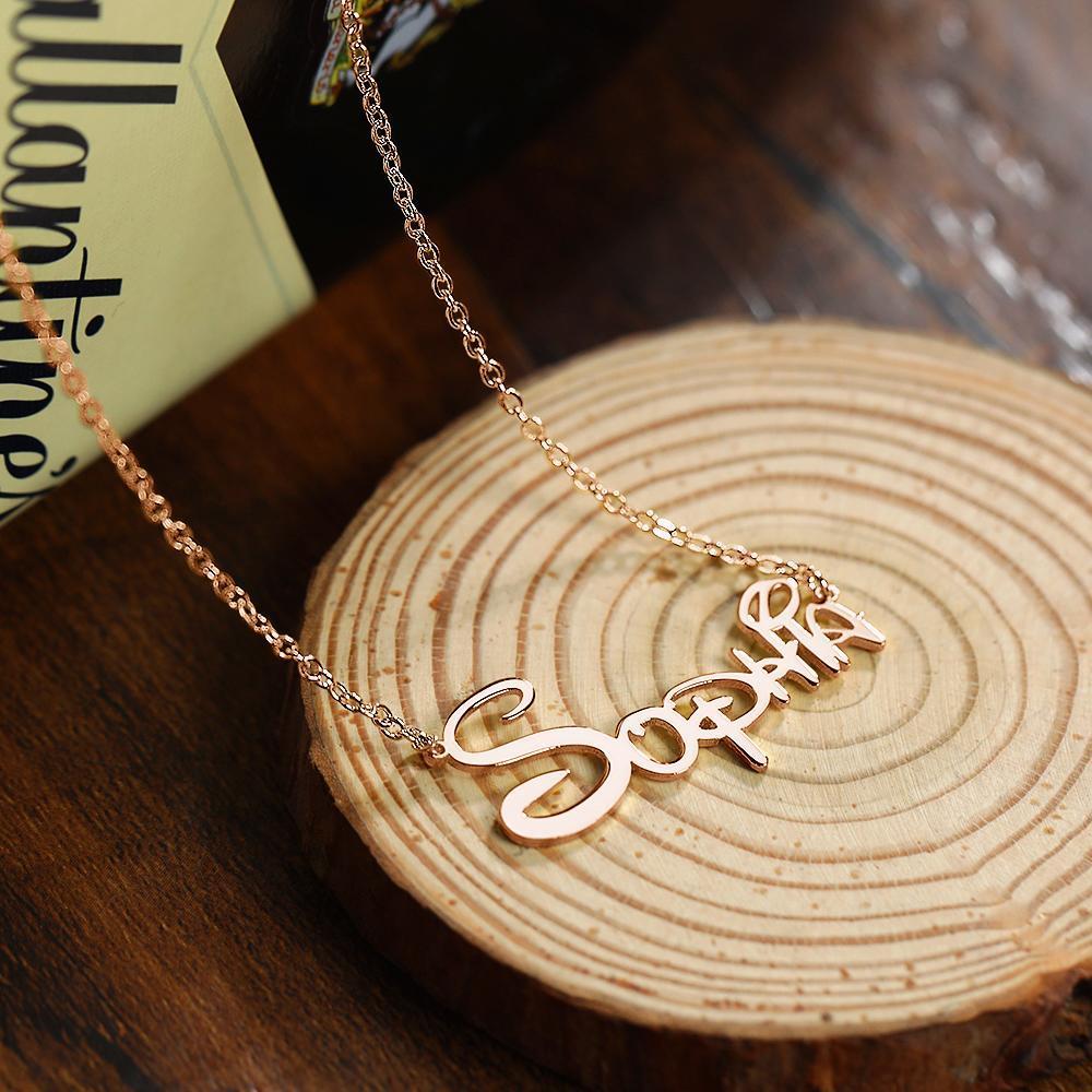 Name Necklace, Custom Name Necklace Name Gift, Best Gift