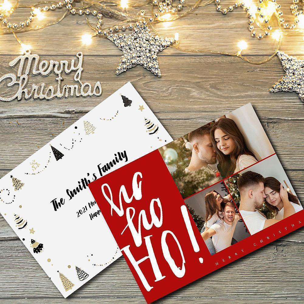 Merry Christmas Custom Greeting Card Couple's Gifts 