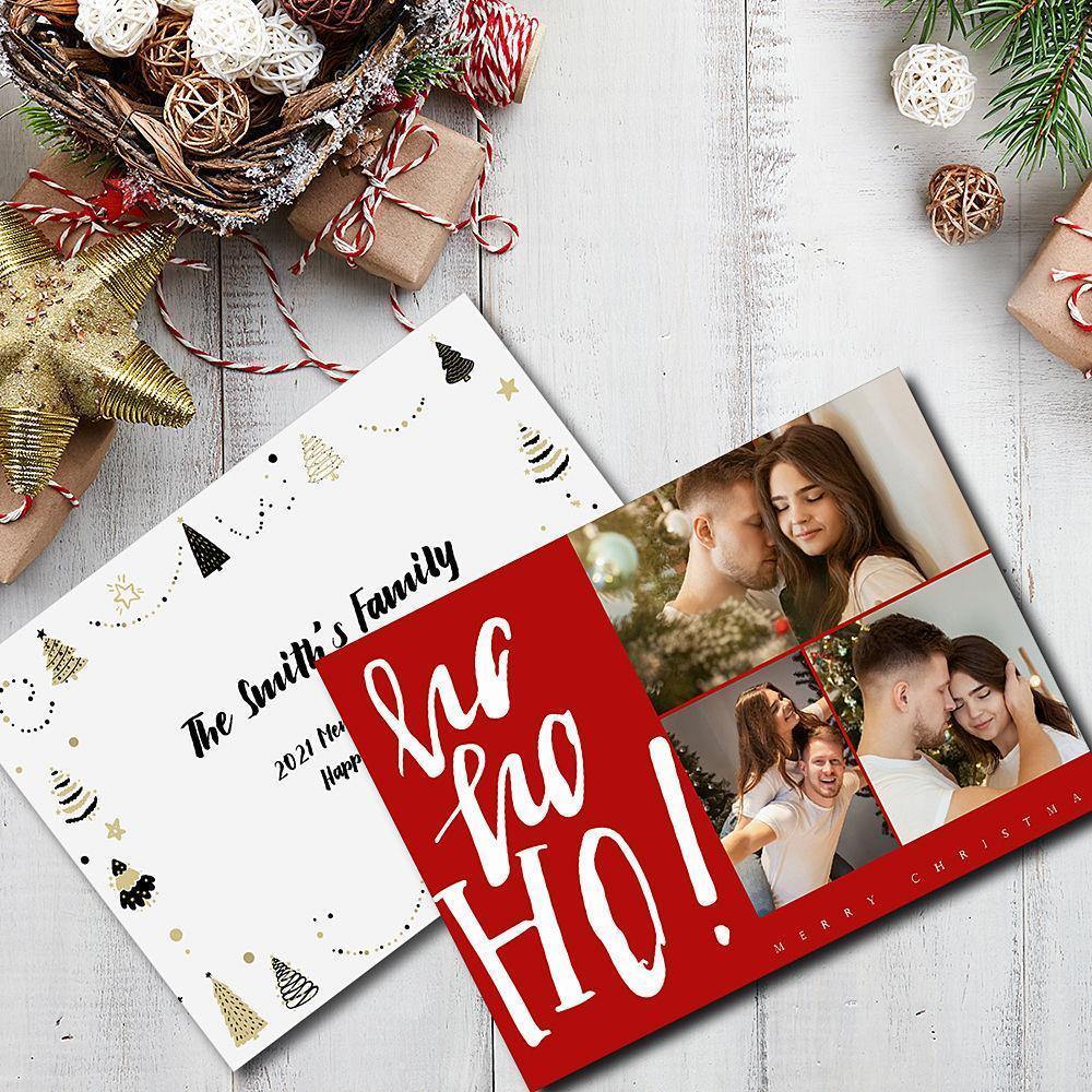 Merry Christmas Custom Greeting Card Couple's Gifts - 