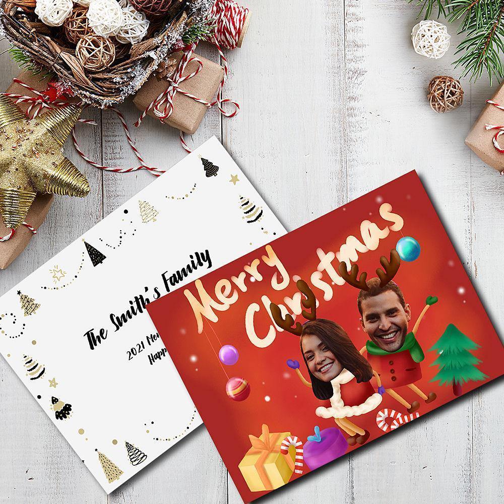 Custom Greeting Card for Christmas Day - 