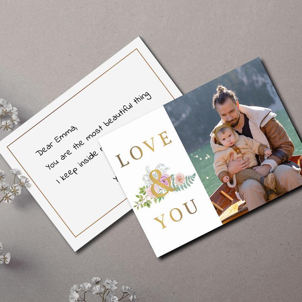 Custom Greeting Card Family Gift Pack of 3 