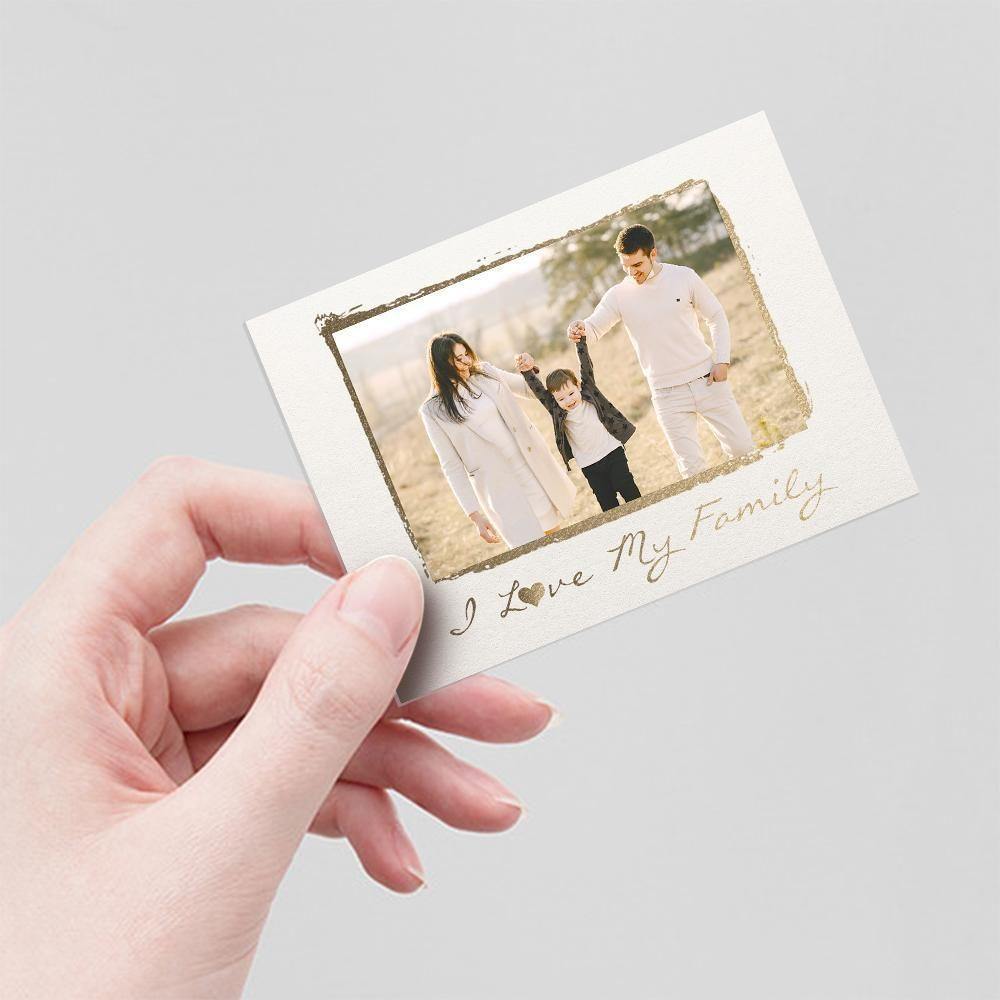 Personalized Greeting Card Family Gift 