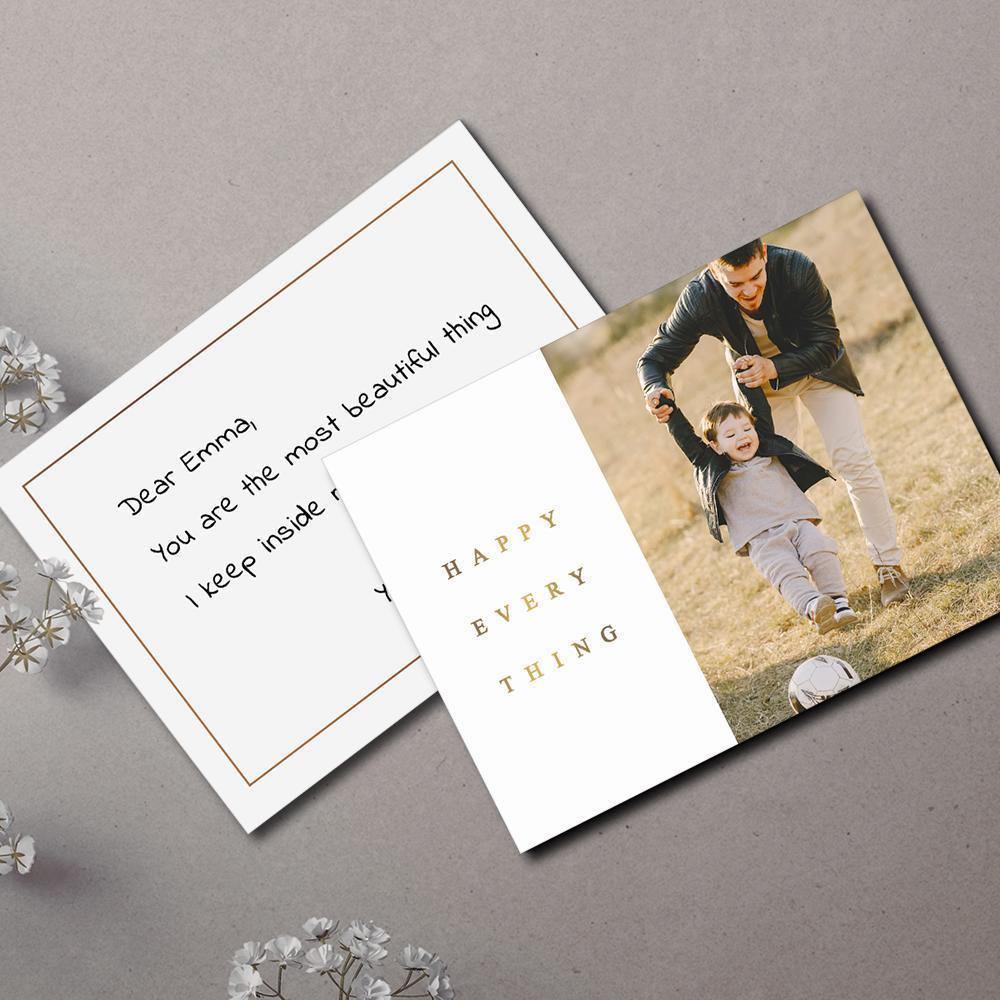 Custom Photo Greeting Card 