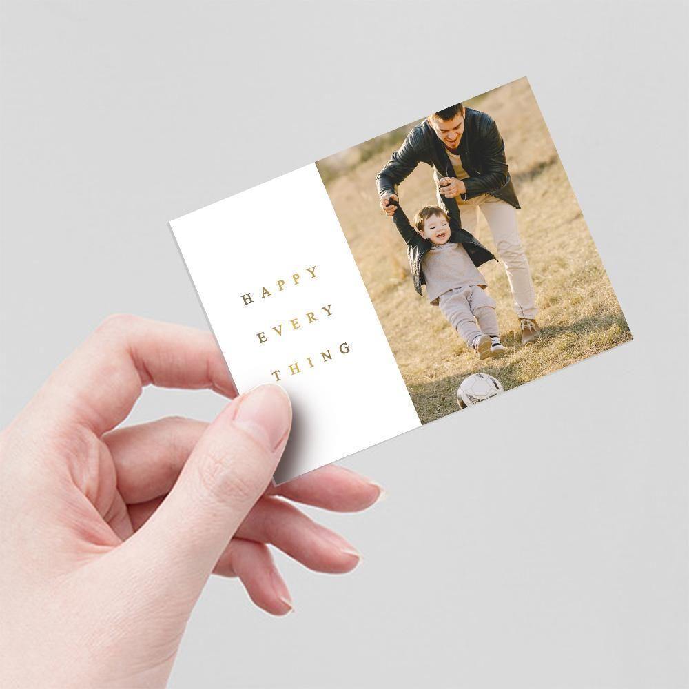 Custom Photo Greeting Card 