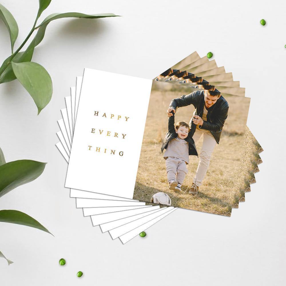 Custom Photo Greeting Card - 