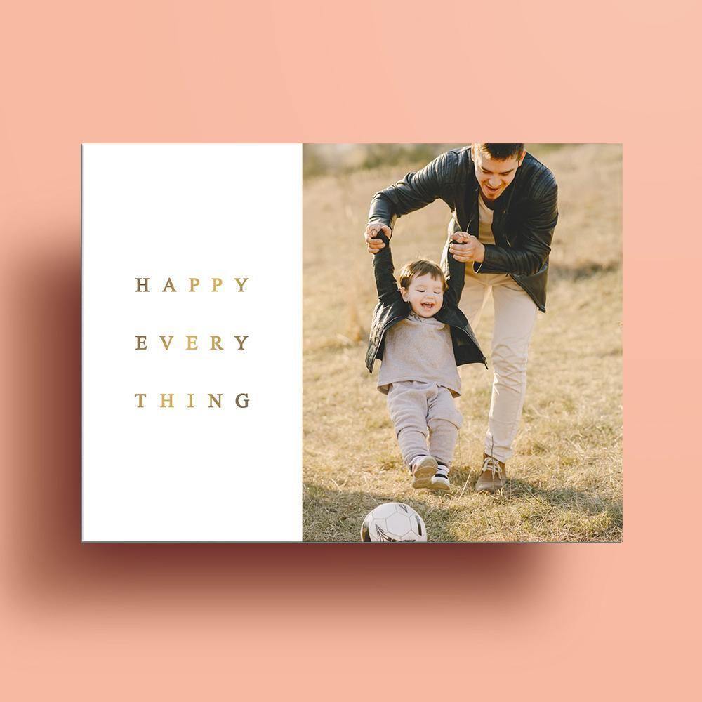 Custom Photo Greeting Card 