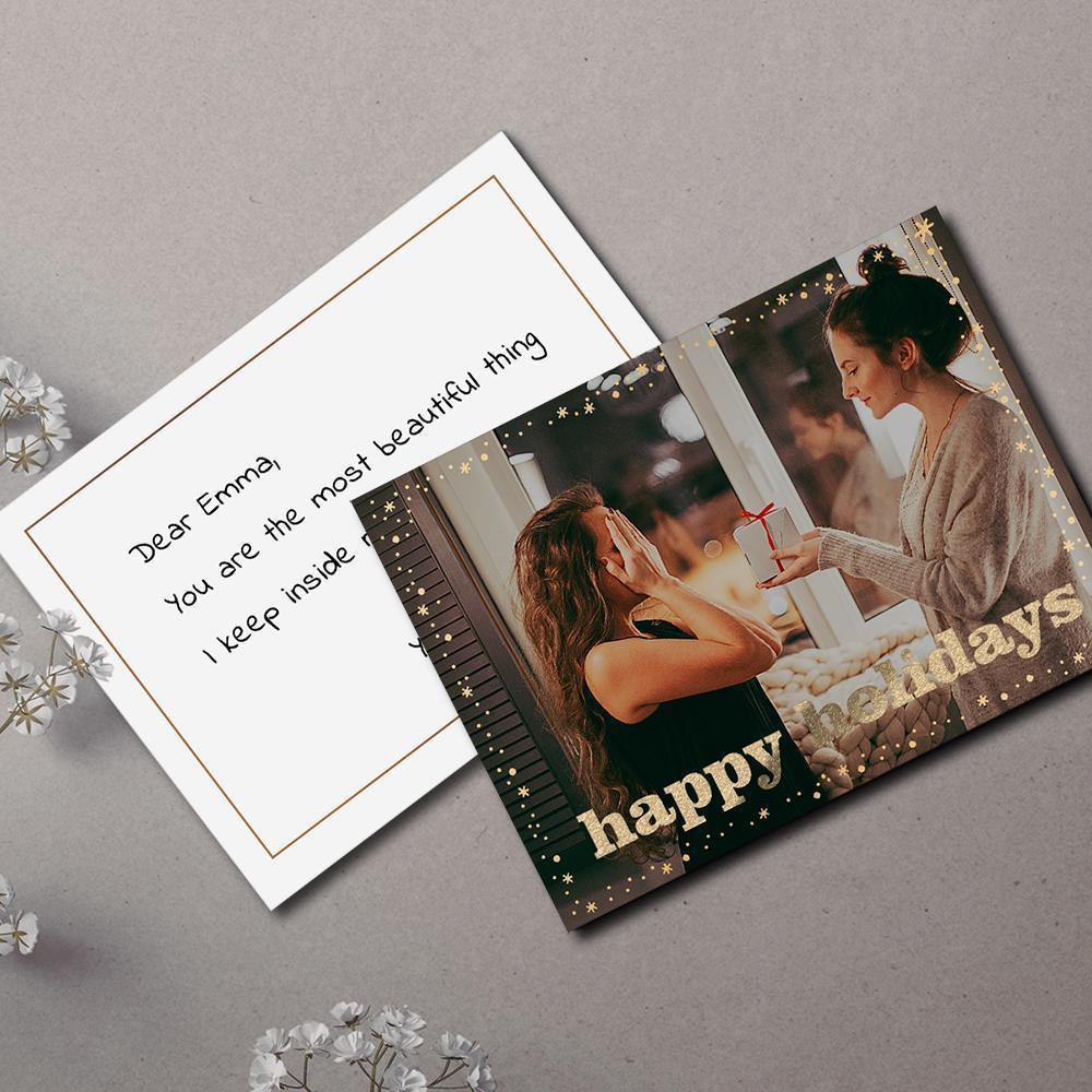 Custom Photo Card Unique Card Gift Pack of 10 -