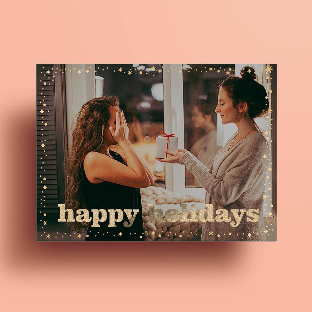 Custom Photo Card Unique Card Gift Pack of 10 -