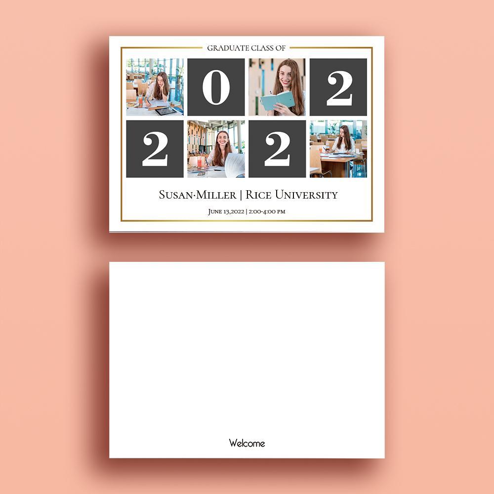 Custom Greeting Card Graduation Gift Glory Days -