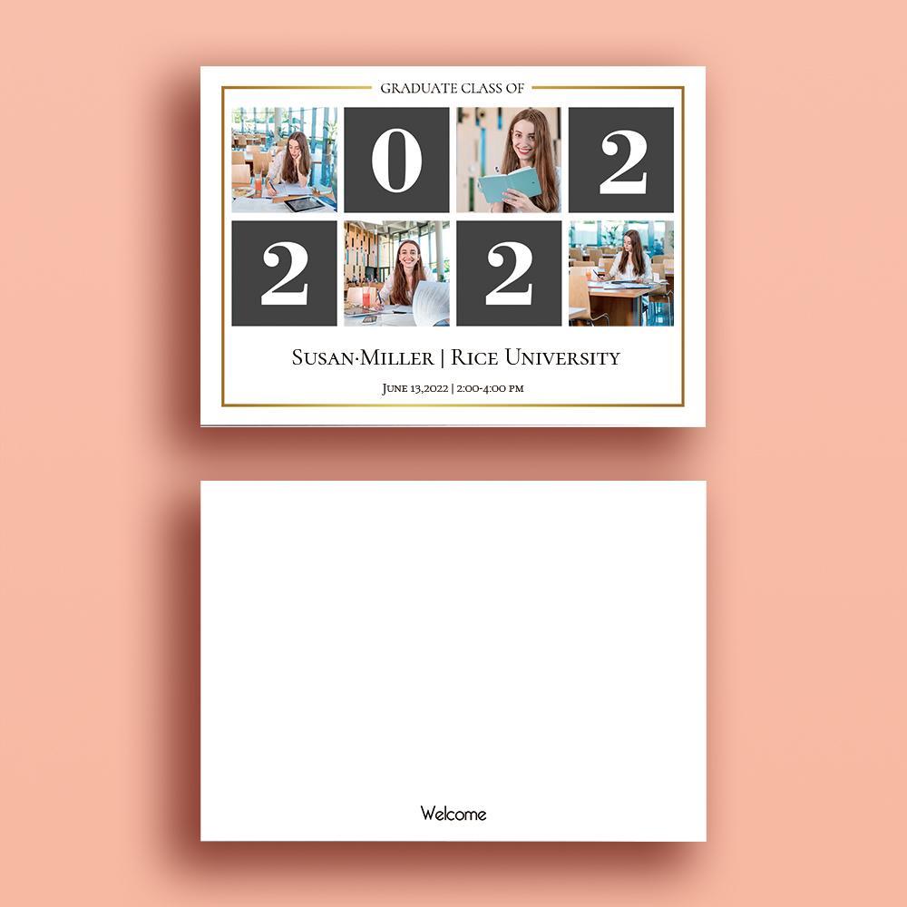 Custom Greeting Card Graduation Gift Glory Days - 