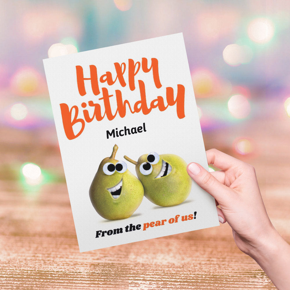 Custom Birthday Greeting Card Happy Birthday Card Personalized Birthday Gift