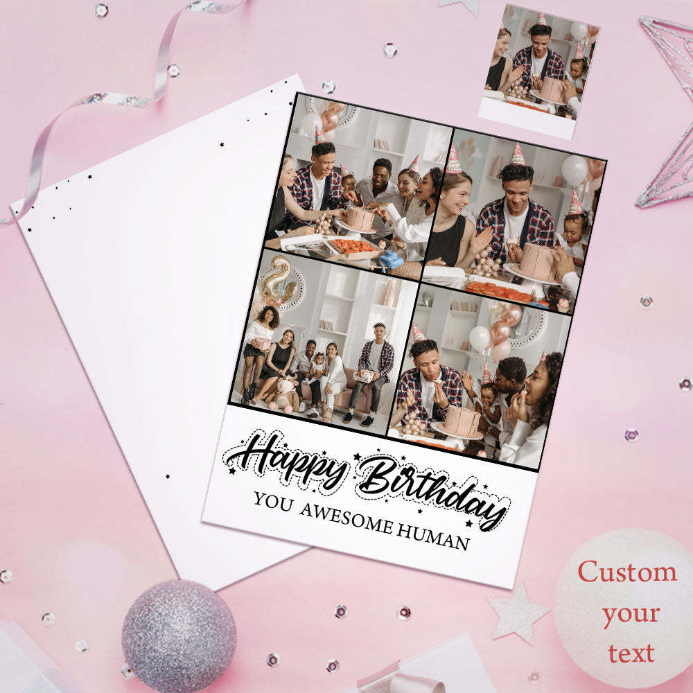 Custom Birthday Greeting Card Happy Birthday Card Personalized Birthday Gift - soufeelmy