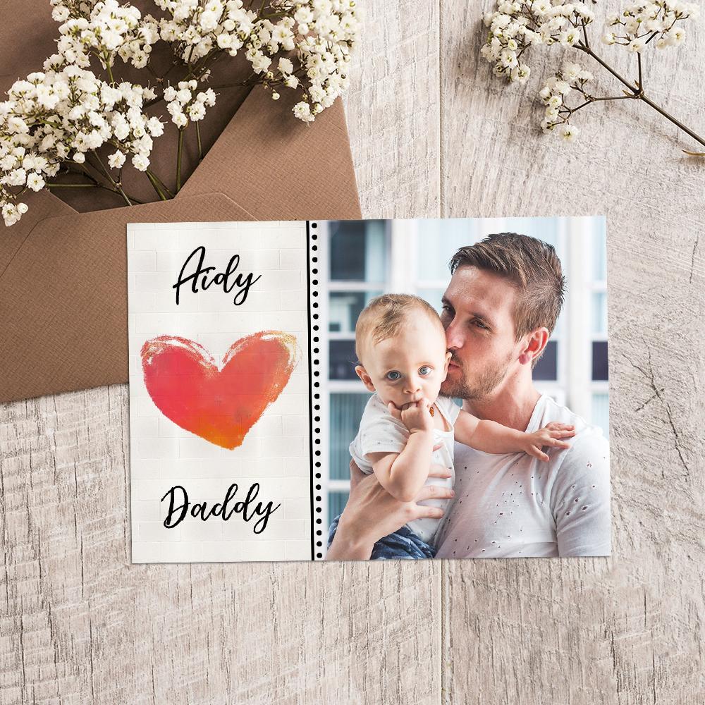 Custom Greeting Card Father's Day Gift - soufeelmy