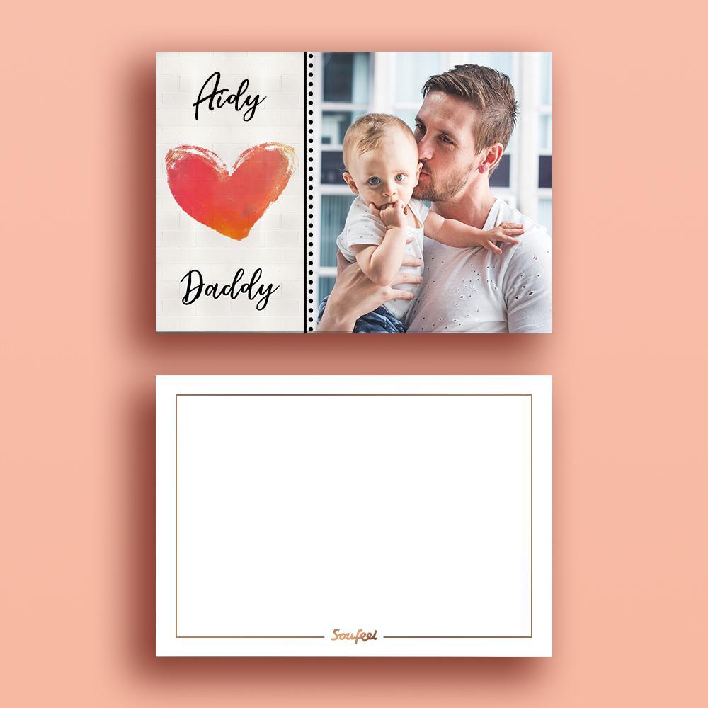 Custom Greeting Card Father's Day Gift - soufeelmy