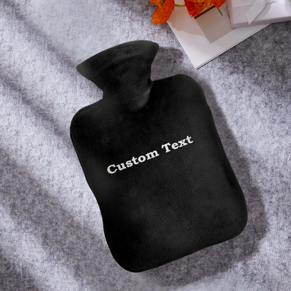 Custom Hot Water Bottle Hot Compress and Cold Therapy Hot Water Bag for Winter Gifts - soufeelmy