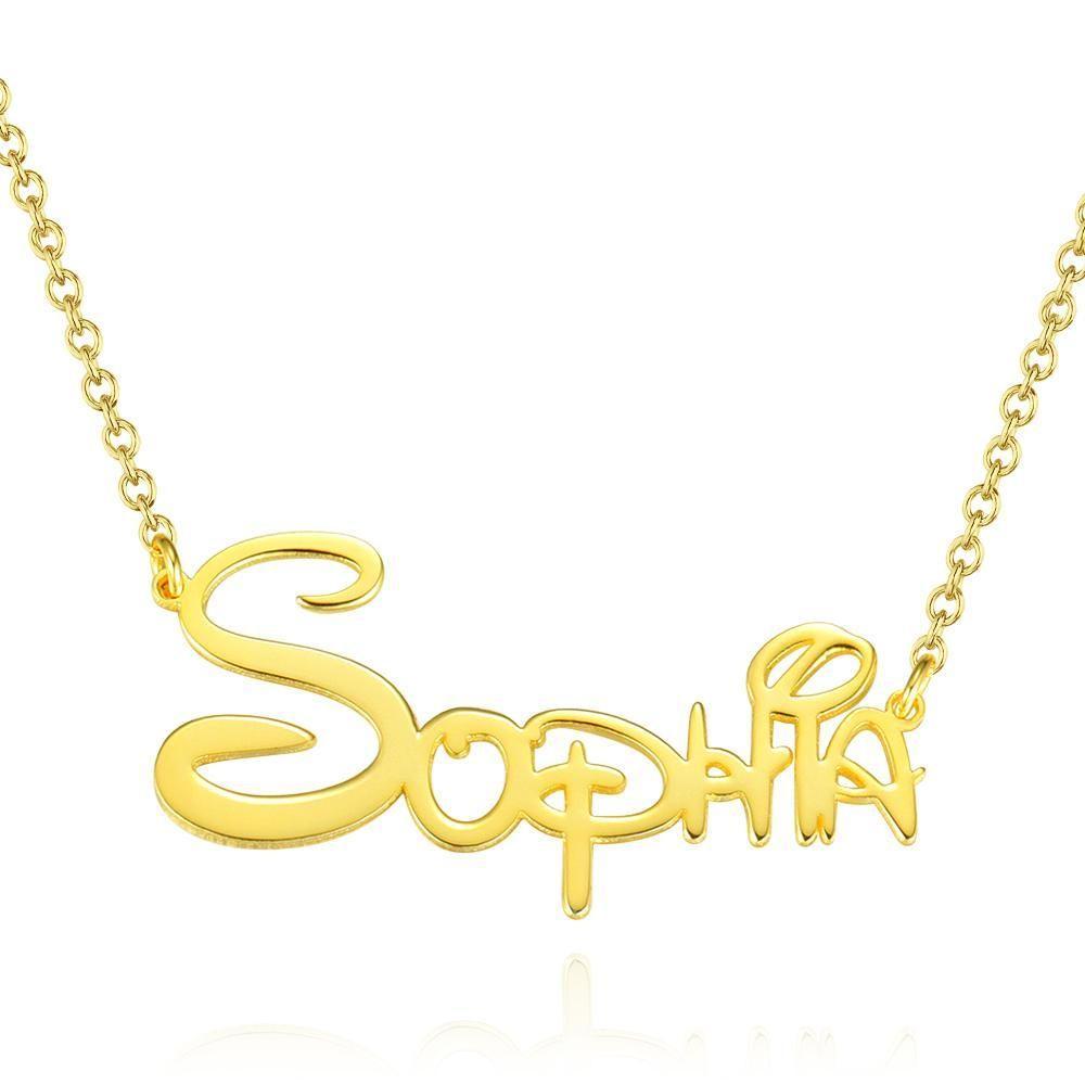 Name Necklace, Custom Name Necklace Name Gift, Best Gift