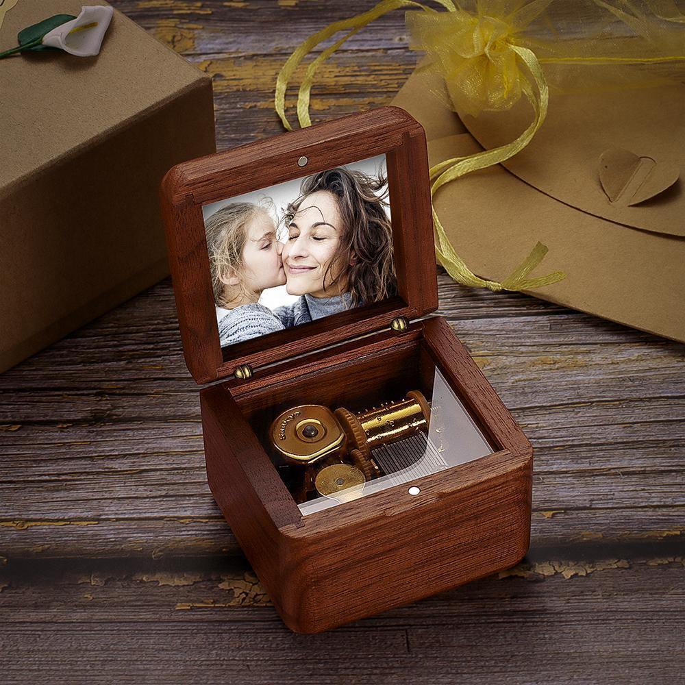 Personalised Photo Music Box Wooden Music Box Unique Gifts - soufeelmy