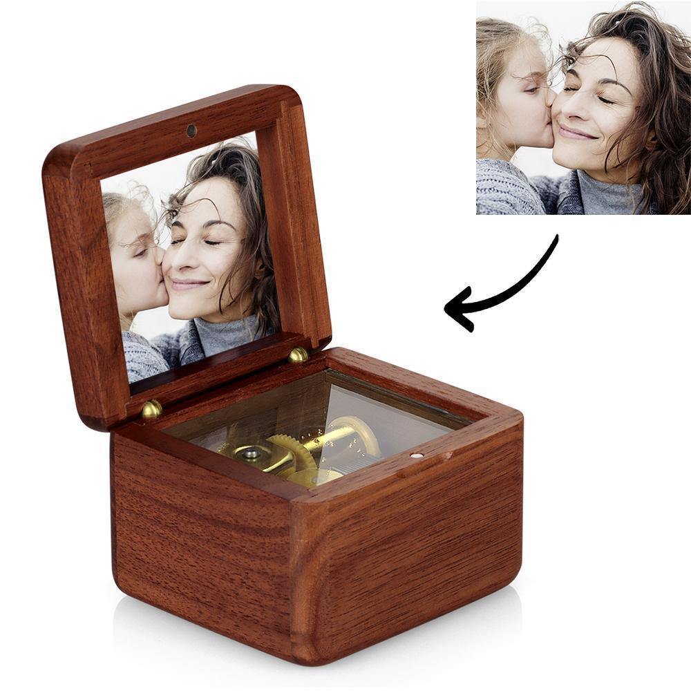Personalised Photo Music Box Wooden Music Box Unique Gifts - soufeelmy