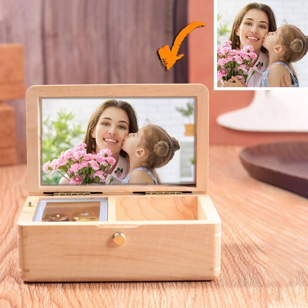 Custom Photo Music Box Wooden Music Box Best Gifts - soufeelmy