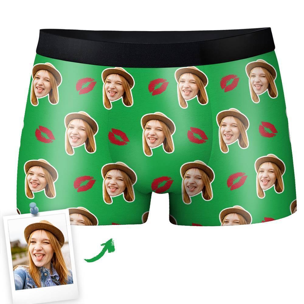 Custom  Photo Boxer,Sweet Kiss Underwear - Men - soufeelmy