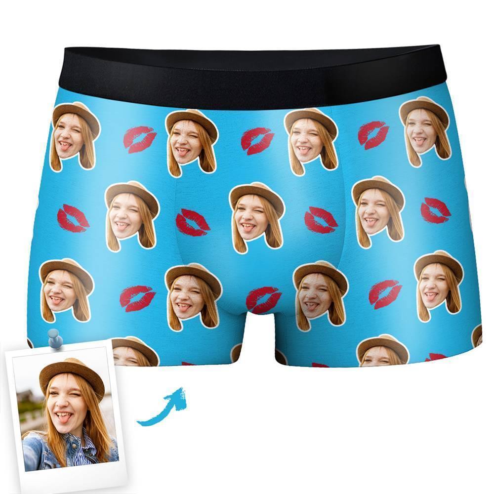 Custom Photo Boxer,Sweet Kiss Underwear - Men - soufeelmy