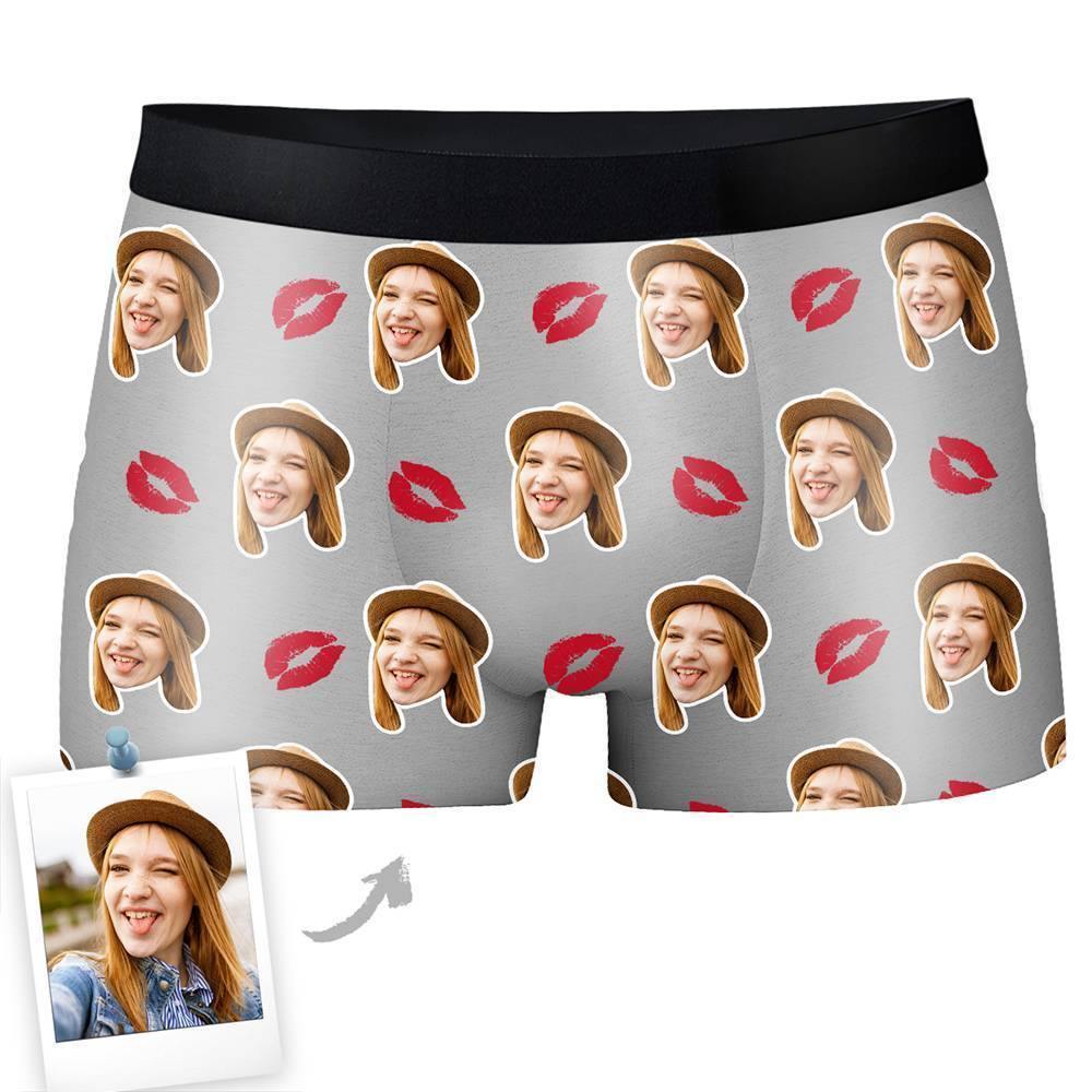 Custom Photo Boxer,Sweet Kiss Underwear - Men - soufeelmy