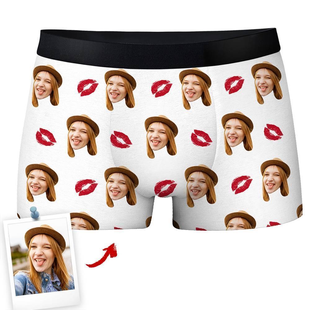 Custom  Photo Boxer,Sweet Kiss Underwear - Men - soufeelmy