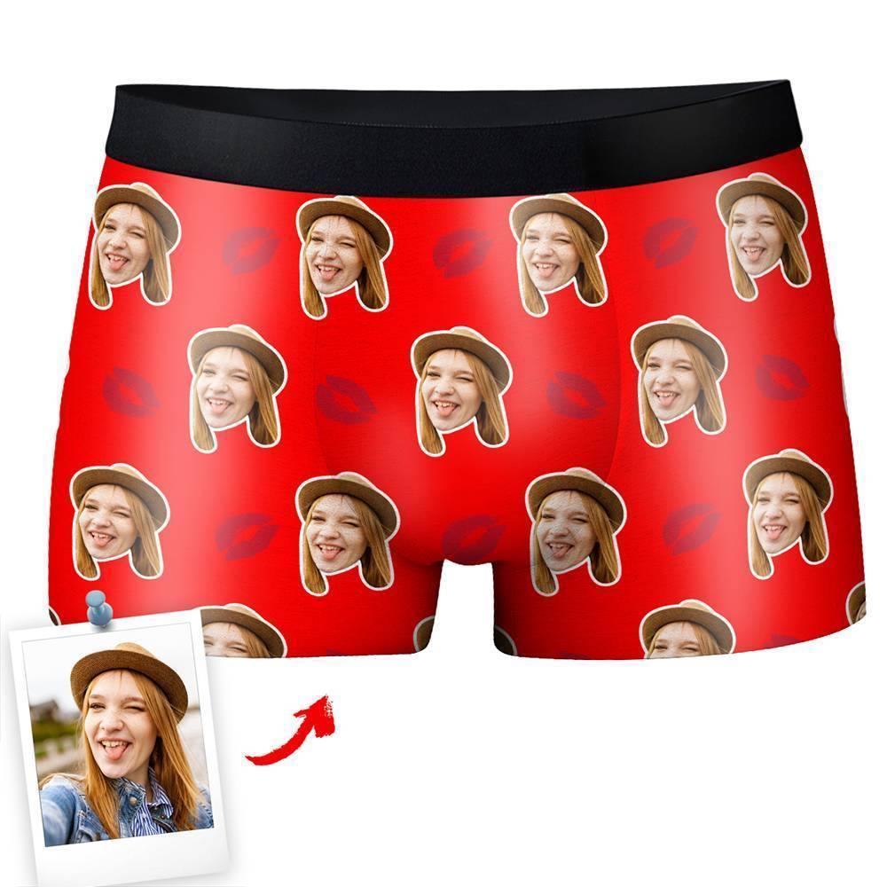 Custom  Photo Boxer,Sweet Kiss Underwear - Men - soufeelmy