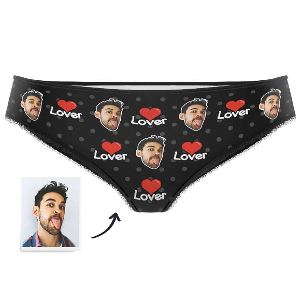 Custom  Photo Boxer,Lover Face Underwear - Women - soufeelmy