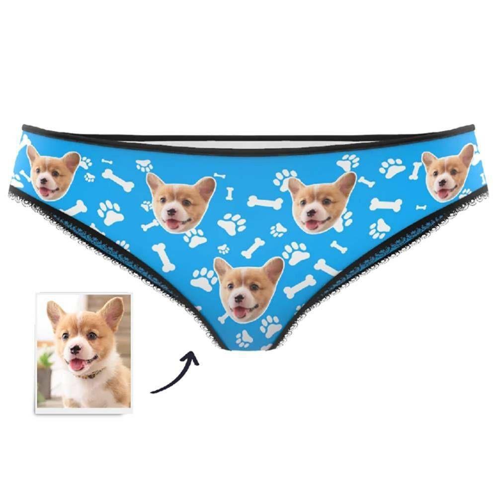 Custom Dog Claw Face Women's Panties - soufeelmy