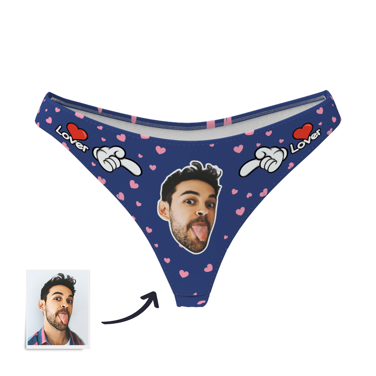 Custom Photo Boxer,Sweet Heart Face Underwear - Women - soufeelmy