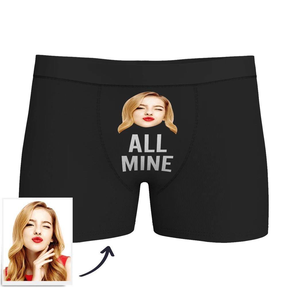 Custom Face Boxer Shorts Men's  - All Mine - soufeelmy