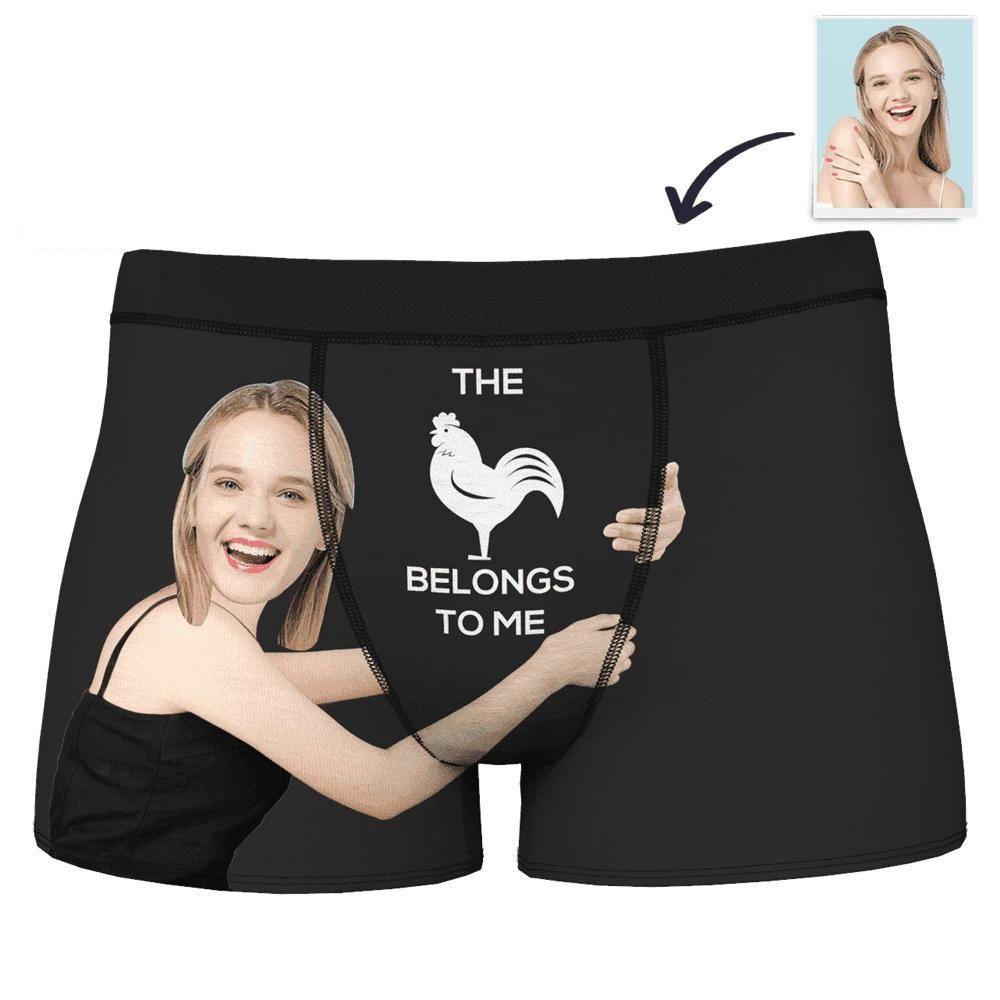 Custom Girlfriends Love Hug Boxer Shorts Men's - soufeelmy